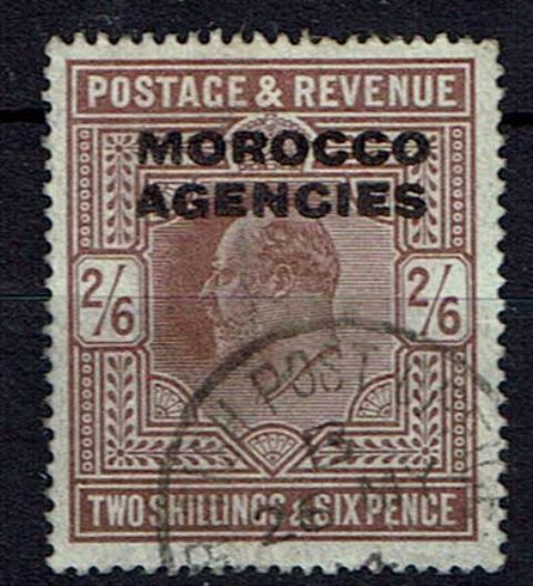 Image of Morocco Agencies SG 41 FU British Commonwealth Stamp